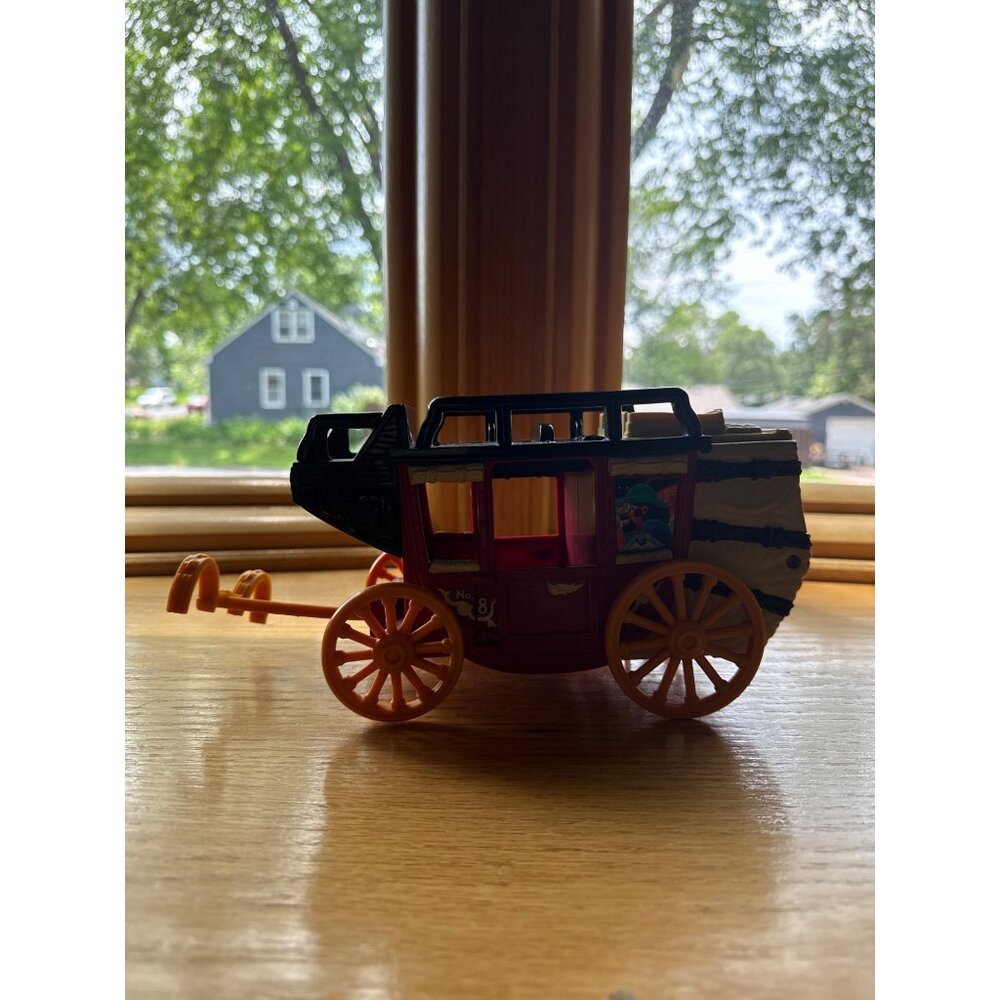 Vintage Fisher-Price Western Wagon Cowboy Bandit Bronco Horse Great Adventures